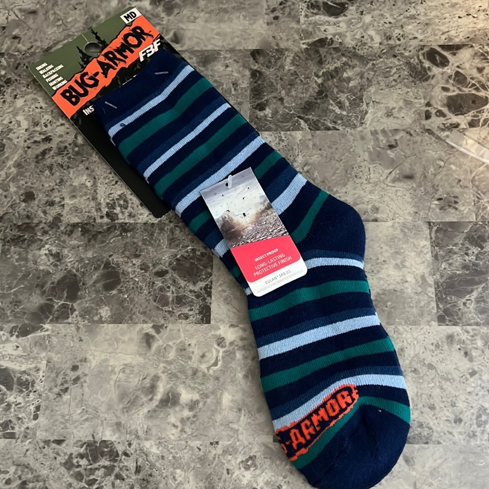 Bug Armor Insect repellent socks! NWT